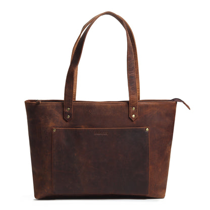 Rachel large leather tote handbag by Classy Leather Bags, featuring spacious design, durable leather material, and stylish handles.