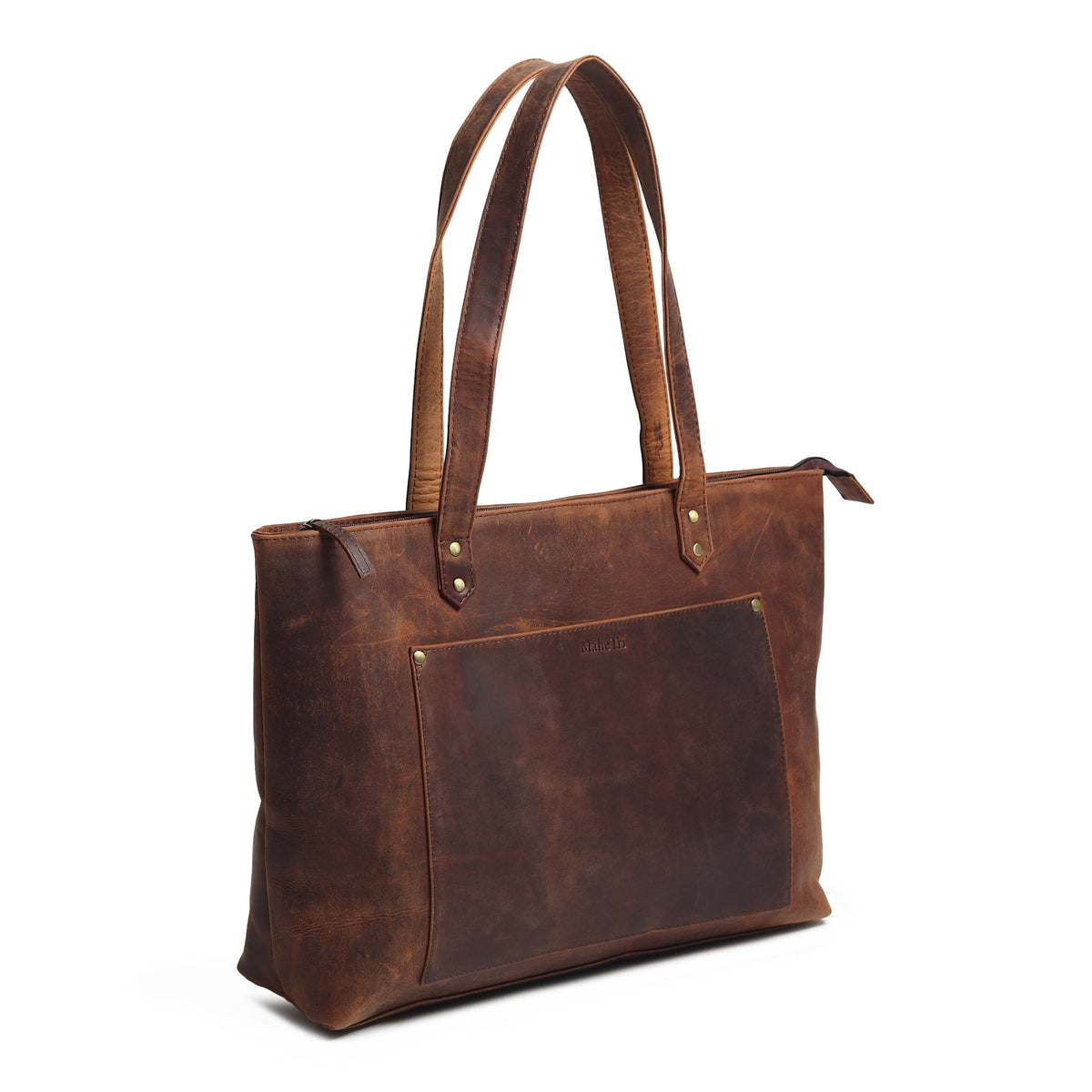 Rachel large leather tote handbag by Classy Leather Bags, showcasing spacious design, sturdy leather construction, and elegant handles.