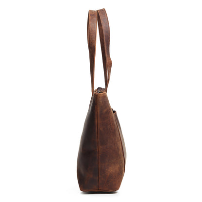 Rachel large leather tote bag from Classy Leather Bags, featuring spacious design and durable leather construction.